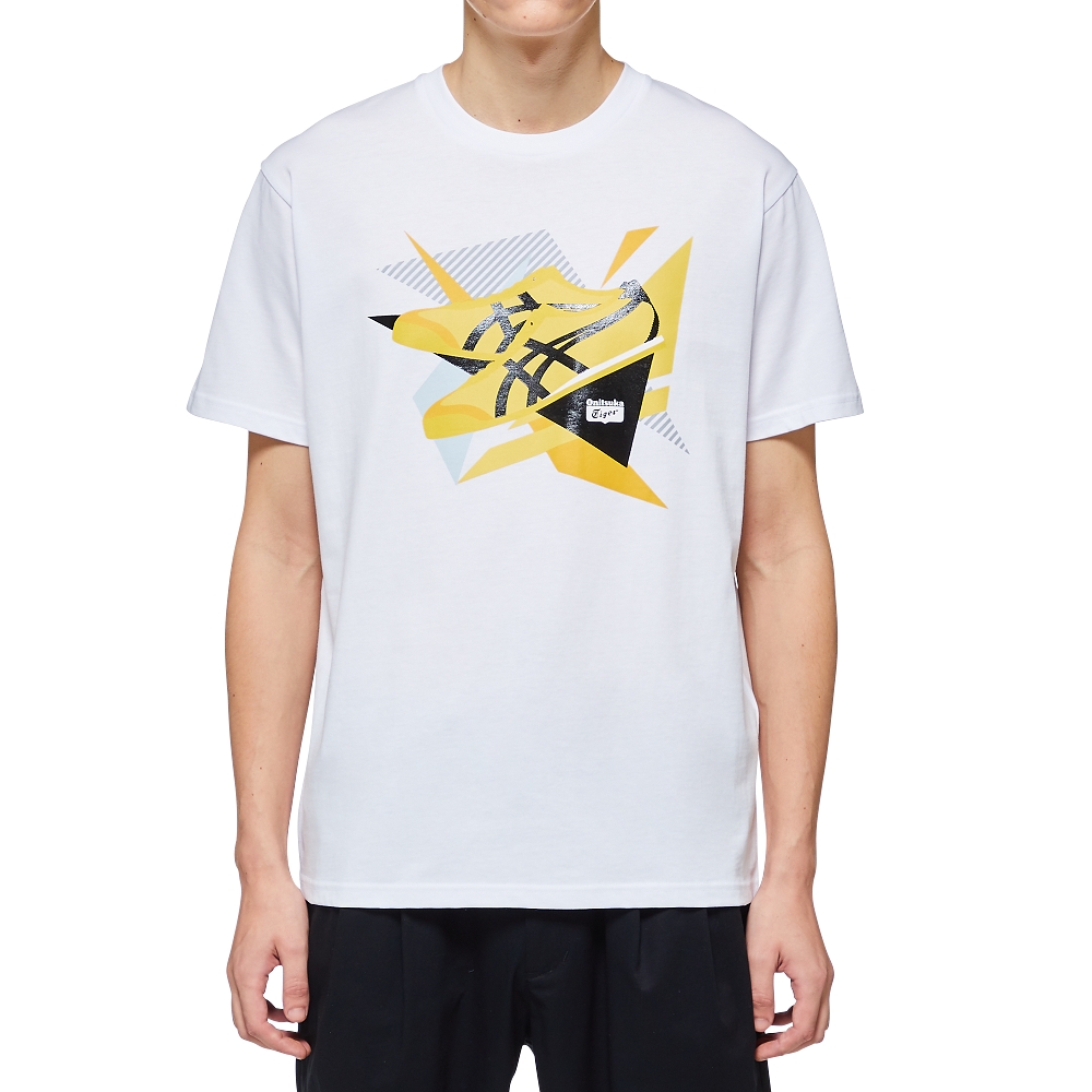 【Onitsuka Tiger】Onitsuka Tiger鬼塚虎-白色短袖T恤2183A464-100(2183A464-100) 歷史價格詳細信息