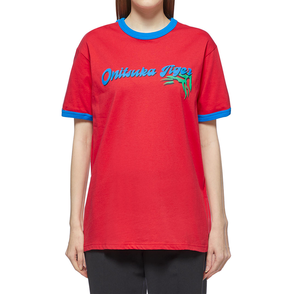 【Onitsuka Tiger】Onitsuka Tiger鬼塚虎-紅色印字藍底高筒襪3183A957-400(3183A957-400) 歷史價格詳細信息