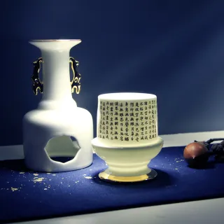 故宮神話-心經法嚴-寶瓶-轉經瓶(花器 擺飾)-諸法空相-禮品 TALES神話言官方旗艦店 歷史價格詳細信息