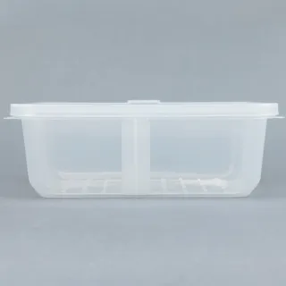 【NITORI 宜得利家居】附隔板長型微波保鮮盒 1000ML(保鮮盒 微波保鮮盒) 歷史價格詳細信息