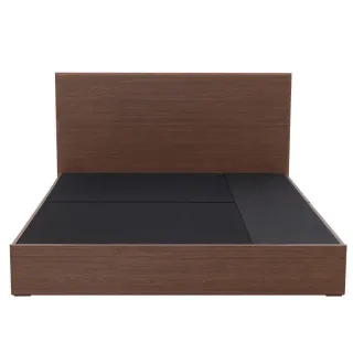 【NITORI 宜得利家居】◎雙人加大床座 床架 N-ZIO-C BOX LBR TW 附充電孔 附小夜燈(床座 床架) 歷史價格詳細信息