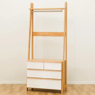 開放式衣櫥 帶抽屜 多功能衣帽架 臥室收納架 可移動衣櫃 落地衣架 掛衣架 吊衣架 加固 歷史價格詳細信息