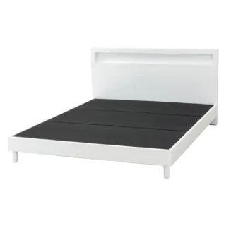 【NITORI 宜得利家居】◎雙人加大床座 床架 N-ZIO-C BOX LBR TW 附充電孔 附小夜燈(床座 床架) 歷史價格詳細信息