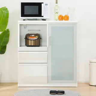 【NITORI 宜得利家居】◎廚房櫃台 餐邊櫃 EDEN2 80CT WH(廚房櫃台 餐邊櫃 櫥櫃 廚房收納) 歷史價格詳細信息