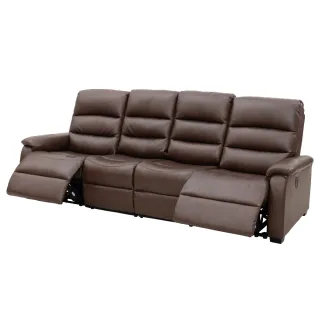 【NITORI 宜得利家居】◎半皮4人用電動可躺式沙發 電動沙發 GRAZE2 LMO 1014(電動沙發 半皮 獨立筒彈簧) 歷史價格詳細信息