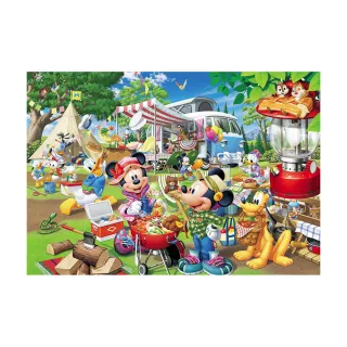 Tenyo  露營 找找看有幾個米奇?  60P  拼圖總動員  迪士尼 Disney  兒童  紙板  日本進口拼圖 歷史價格詳細信息