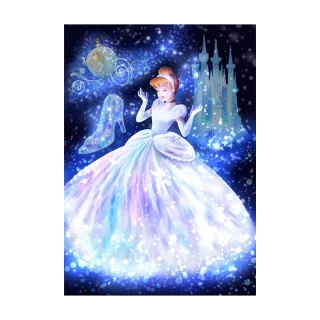 Tenyo拼圖 266 透明小片 長髮公主夢在夜空中點亮 歷史價格詳細信息