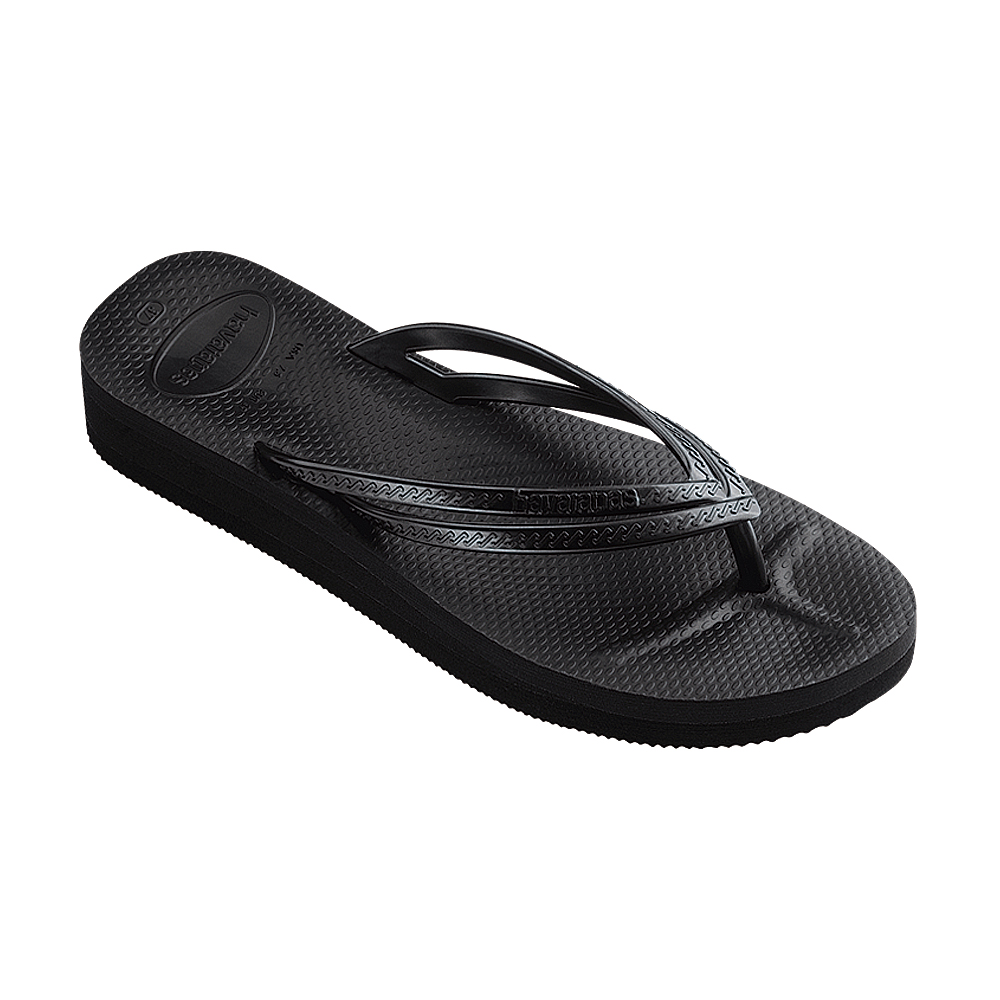 【havaianas 哈瓦仕】拖鞋 女鞋 夾腳拖 幾何 Slim Harmony 橘藍 4145638-1822W(哈瓦士) 歷史價格詳細信息