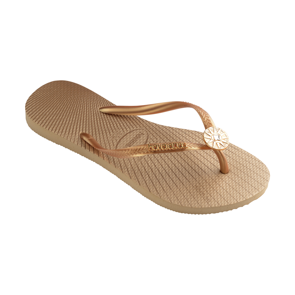 【havaianas 哈瓦仕】拖鞋 女鞋 夾腳拖鞋 巴西  Slim 玫瑰金 4000030-3581W(哈瓦士) 歷史價格詳細信息