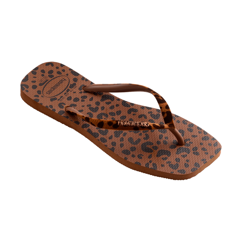 【havaianas 哈瓦仕】拖鞋 女鞋 夾腳拖 方形 動物紋 Slim Square Velvet方形 咖啡色 4148277-1976W(哈瓦士) 價格比較,價格查詢,歷史價格詳細信息