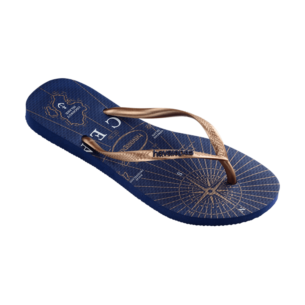 Havaianas哈瓦仕 拖鞋 夾腳拖 航海 地圖 白色 Slim Nautical 4137125-5035W 歷史價格詳細信息