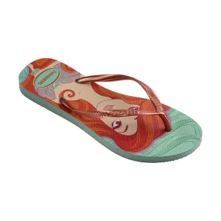Havaianas 夾腳拖 Slim Princesas 綠 小美人魚 艾莉兒 女鞋 迪士尼 巴西拖 哈瓦仕 人字拖 41350451809W 歷史價格詳細信息