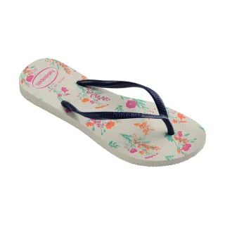 Havaianas 哈瓦仕 拖鞋 夾腳拖 小花 橘藍 Slim Romance 4136977-1256W 歷史價格詳細信息