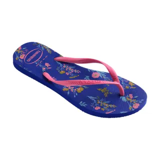 Havaianas 哈瓦仕 拖鞋 夾腳拖 小花 橘藍 Slim Romance 4136977-1256W 歷史價格詳細信息