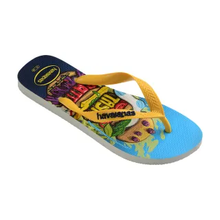 Havaianas 拖鞋 Top SpongeBob Flip Flops 男鞋 黑 黃 海綿寶寶 夾腳拖 哈瓦仕 41482980074U 歷史價格詳細信息