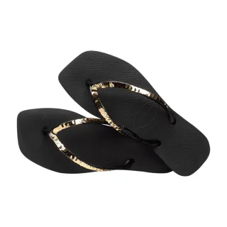 【havaianas 哈瓦仕】拖鞋 女鞋 夾腳拖 方形 動物紋 Slim Square Velvet方形 咖啡色 4148277-1976W(哈瓦士) 歷史價格詳細信息