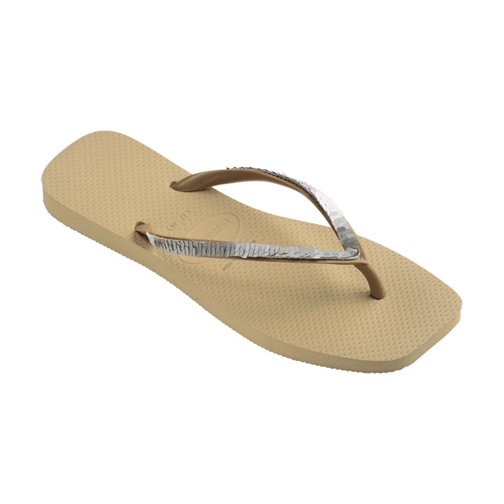 【havaianas 哈瓦仕】拖鞋 女鞋 夾腳拖 方形 動物紋 Slim Square Velvet方形 咖啡色 4148277-1976W(哈瓦士) 歷史價格詳細信息