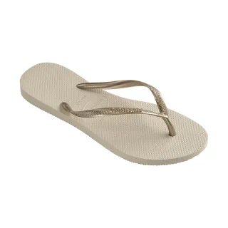 【havaianas 哈瓦仕】拖鞋 女鞋 夾腳拖 細帶 Slim 金色 4000030-0570W(哈瓦士) 歷史價格詳細信息