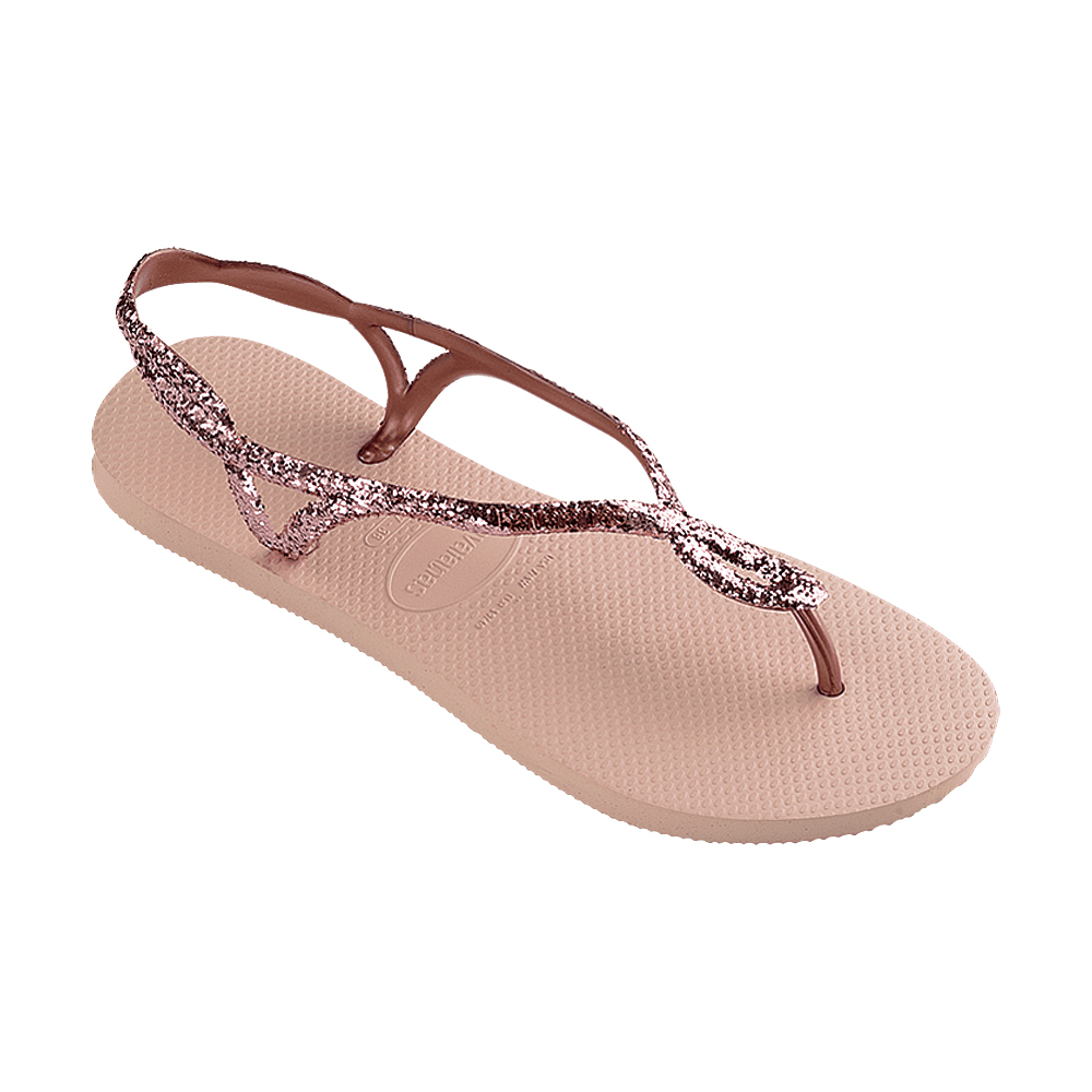 Havaianas 涼拖鞋 Luna Premium II 女鞋 深灰 珠光 亮片 麻花 夾腳 哈瓦仕 41470095178W 歷史價格詳細信息