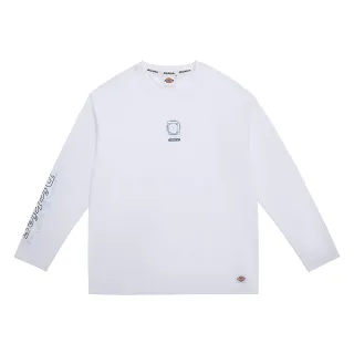 【Dickies】男款白色純棉胸前印花長袖T恤｜DK010998C4D 價格比較,價格查詢,歷史價格詳細信息