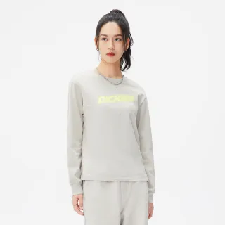 【Dickies】女款長春藤綠純棉撞色車線寬版連帽大學T｜DK010830C97 歷史價格詳細信息