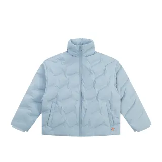 【Dickies】男款淺灰藍胸前雙口袋絎縫波紋鋪棉夾克｜DK010921C99 歷史價格詳細信息