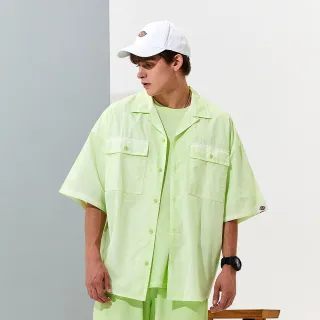 【Dickies】男款嫩綠色純棉仿舊水洗寬版休閒短褲｜DK010574C52 歷史價格詳細信息