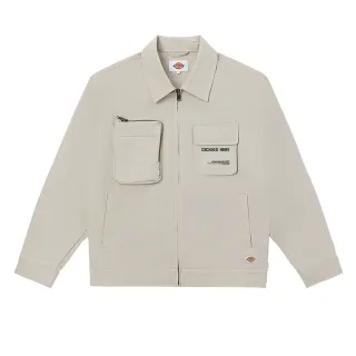 【Dickies】男款米灰色背後大Logo印花鋪棉飛行外套｜DK011150ST0 歷史價格詳細信息