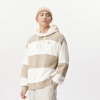【Dickies】男款米白色純棉胸前疊影Logo印花大學T｜DK011519C48 歷史價格詳細信息
