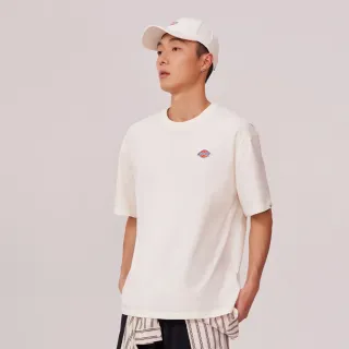 【Dickies】女款白色純棉經典三色Logo大學T｜DK011036C4D 歷史價格詳細信息
