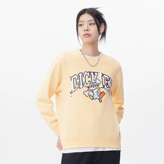 【Dickies】女款黃白格紋純棉胸前雙口袋長袖襯衫｜DK010837D81 歷史價格詳細信息