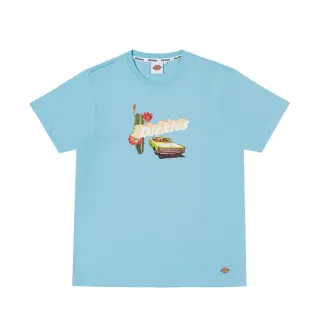 【Dickies】男女款晴空藍純棉經典三色Logo短袖T恤｜DK010991E65 歷史價格詳細信息