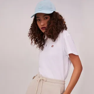 Dickies女款白色純棉科技感印花寬版連帽大學T/帽T|DK010826C4D 歷史價格詳細信息