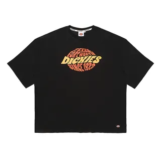 【Dickies】男女款黑色純棉胸前仙人掌Logo圖案印花短袖T恤｜DK013126BLK 歷史價格詳細信息