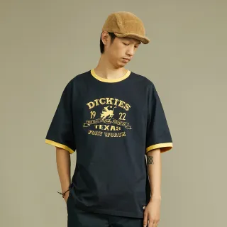【Dickies】女款深海軍藍純棉胸前趣味品牌字母D印花設計短袖T恤｜DK0A87MOCG7 歷史價格詳細信息