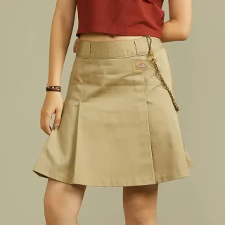 【Dickies】女款沙色斜紋可拆卸肩帶休閒中長裙｜DK012331CH1 歷史價格詳細信息