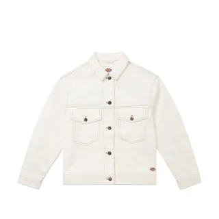 【Dickies】女款牛仔黑可拆袖寬鬆短版夾克｜DK010142C91 歷史價格詳細信息