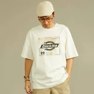 Dickies男款奶油色胸前刺繡字母D休閒連帽大學T|DK012562C10 歷史價格詳細信息