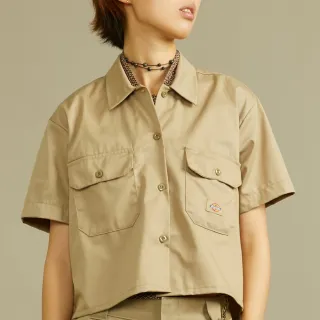 【Dickies】女款沙色斜紋可拆卸肩帶休閒中長裙｜DK012331CH1 歷史價格詳細信息