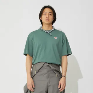 【Dickies】男女款森林綠純棉背面大圖案印花設計短袖T恤｜DK013127H15 歷史價格詳細信息