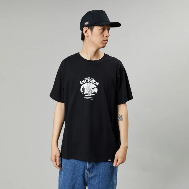 【Dickies】男女款黑色Logo印花圖案後背包｜DK008935BLK 歷史價格詳細信息