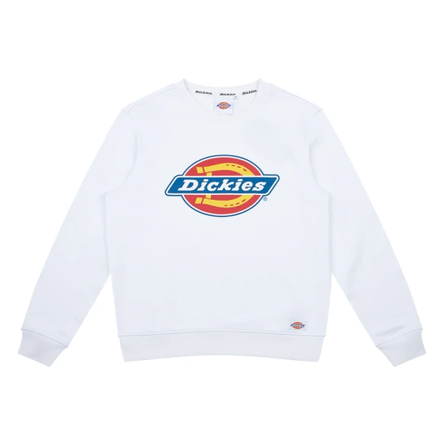 【Dickies】女款白色純棉經典三色Logo大學T｜DK011036C4D 歷史價格詳細信息