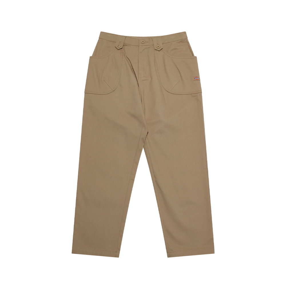 【Dickies】女款沙色斜紋可拆卸肩帶休閒中長裙｜DK012331CH1 歷史價格詳細信息