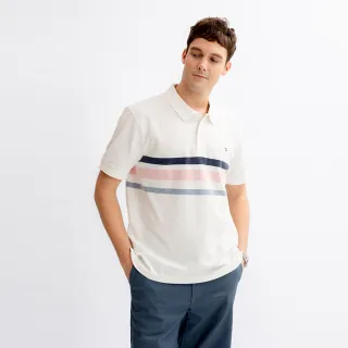 【Arnold Palmer 雨傘】男裝-胸前拼接配色小傘POLO衫(低調灰) 歷史價格詳細信息