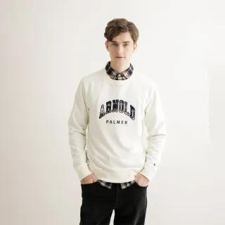 【Arnold Palmer 雨傘】男裝-學院風LOGO刺繡條紋長袖襯衫(藍色) 歷史價格詳細信息