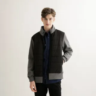 【Arnold Palmer 雨傘】男裝-立體LOGO長袖圓領大學T(黑灰色) 歷史價格詳細信息