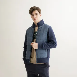 【Arnold Palmer 雨傘】男裝-立體LOGO長袖圓領大學T(黑灰色) 歷史價格詳細信息