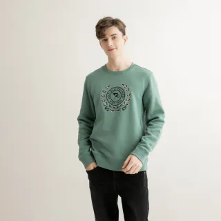 【Arnold Palmer 雨傘】男裝-學院風LOGO刺繡條紋長袖襯衫(藍色) 歷史價格詳細信息