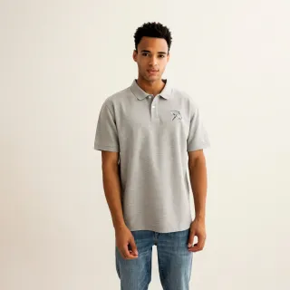 【Arnold Palmer 雨傘】男裝-胸前拼接配色小傘POLO衫(低調灰) 歷史價格詳細信息