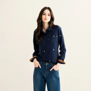 【Arnold Palmer 雨傘】女裝-小傘刺繡彈性花紗網眼布POLO衫(粉紅色) 歷史價格詳細信息